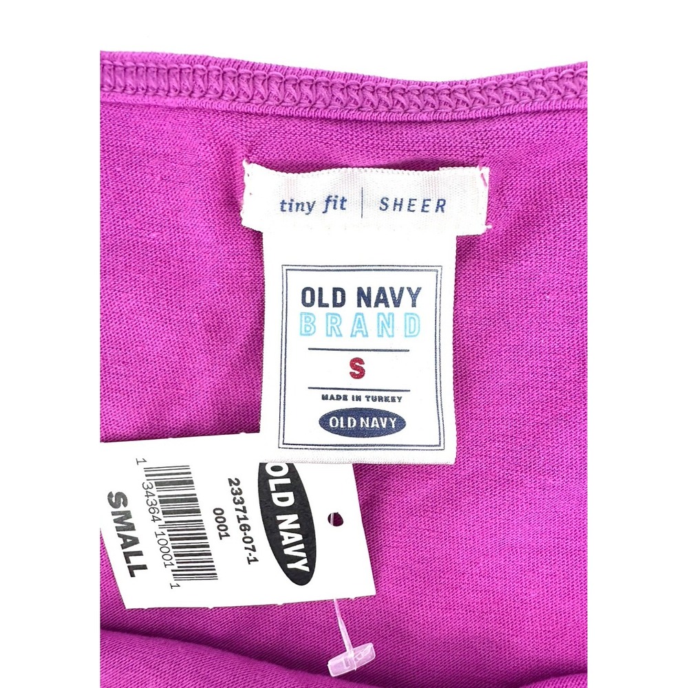 Vintage Y2K Old Navy Tiny Fit Ruched Cami Tank Top Women's Small Pink NWT - Picture 8 of 9
